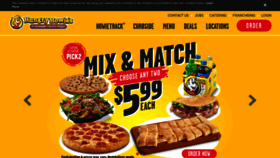 What Hungryhowies.com website looked like in 2021 (3 years ago)