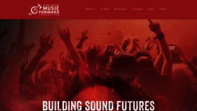 What Hobmusicforward.org website looked like in 2021 (3 years ago)