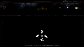 What Harrypottershop.com website looked like in 2021 (3 years ago)
