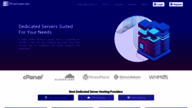 What Hostuserver.com website looked like in 2021 (3 years ago)