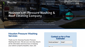 What Houstonpressurewashingservices.com website looked like in 2021 (3 years ago)