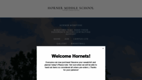 What Hornerhornets.org website looked like in 2021 (3 years ago)