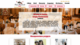 What Hotelponiatowski.pl website looked like in 2021 (4 years ago)