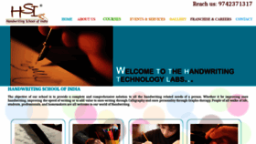 What Handwritingschoolindia.com website looked like in 2021 (3 years ago)