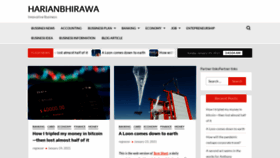 What Harianbhirawa.com website looked like in 2021 (3 years ago)