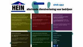 What Hein.nl website looked like in 2021 (3 years ago)