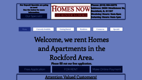 What Homesnowrockford.com website looked like in 2021 (3 years ago)