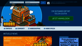 What Habbo.ch website looked like in 2021 (3 years ago)