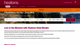 What Heatonshotelbreaks.com website looked like in 2021 (3 years ago)