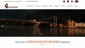 What Hotelshivansh.com website looked like in 2021 (4 years ago)