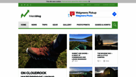 What Hikersblog.co.uk website looked like in 2021 (3 years ago)