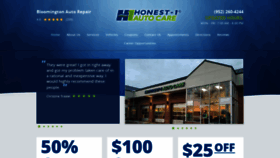 What Honest1westbloomington.com website looked like in 2021 (3 years ago)