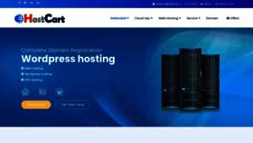 What Hostcart.in website looked like in 2021 (3 years ago)