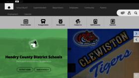 What Hendry-schools.org website looked like in 2021 (3 years ago)