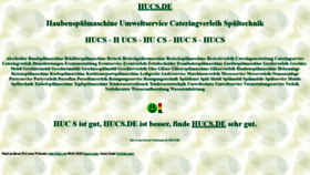 What Hucs.de website looked like in 2021 (3 years ago)
