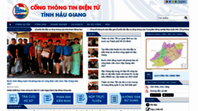What Haugiang.gov.vn website looked like in 2021 (3 years ago)