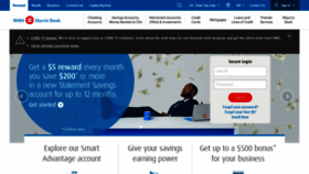 What Harrisbank.com website looked like in 2021 (3 years ago)