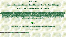 What Hkud.de website looked like in 2021 (3 years ago)