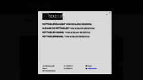 What Hexental.be website looked like in 2021 (3 years ago)