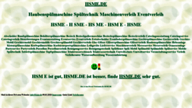 What Hsme.de website looked like in 2021 (3 years ago)
