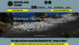 What Hinterlandtours.co.nz website looked like in 2021 (3 years ago)