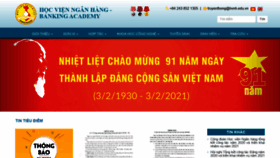 What Hvnh.edu.vn website looked like in 2021 (3 years ago)
