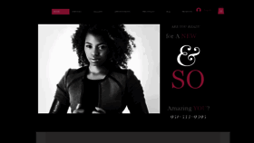 What Hairbyjnicole.com website looked like in 2021 (3 years ago)
