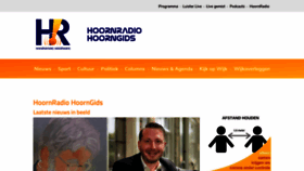 What Hoornradio.nl website looked like in 2021 (3 years ago)