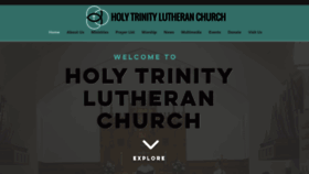 What Holytrinitygastonia.org website looked like in 2021 (3 years ago)