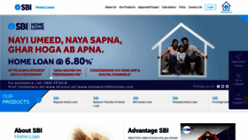 What Homeloans.sbi website looked like in 2021 (3 years ago)