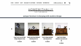 What Homewithally.com website looked like in 2021 (3 years ago)