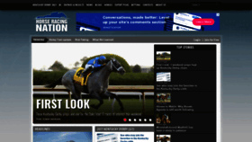 What Horseracingnation.com website looked like in 2021 (3 years ago)