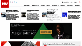 What Housingwire.com website looked like in 2021 (3 years ago)