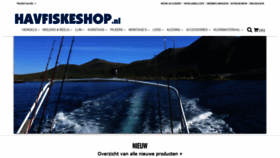 What Havfiskeshop.nl website looked like in 2021 (3 years ago)