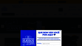 What Havan.com.br website looked like in 2021 (3 years ago)