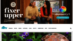What Hgtv.com website looked like in 2021 (3 years ago)