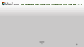 What Hku.hk website looked like in 2021 (4 years ago)