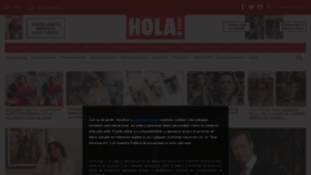 What Hola.com website looked like in 2021 (3 years ago)