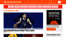 What Hashtagbasketball.com website looked like in 2021 (3 years ago)