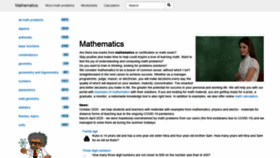 What Hackmath.net website looked like in 2021 (3 years ago)