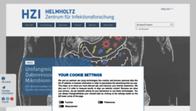 What Helmholtz-hzi.de website looked like in 2021 (3 years ago)