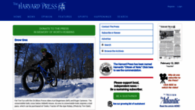 What Harvardpress.com website looked like in 2021 (3 years ago)