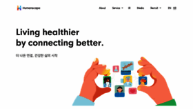 What Humanscape.io website looked like in 2021 (4 years ago)