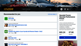 What Hyundaiperformance.com website looked like in 2021 (3 years ago)