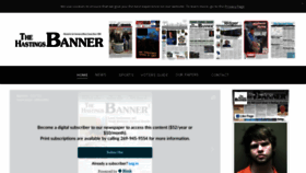 What Hastingsbanner.com website looked like in 2021 (3 years ago)