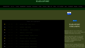 What Hahasports.net website looked like in 2021 (3 years ago)