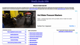 What Healthguideusa.org website looked like in 2021 (3 years ago)