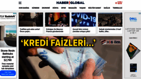 What Haberglobal.com.tr website looked like in 2021 (3 years ago)