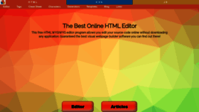 What Html-online.com website looked like in 2021 (3 years ago)