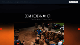 What Hexenmacher.de website looked like in 2021 (3 years ago)